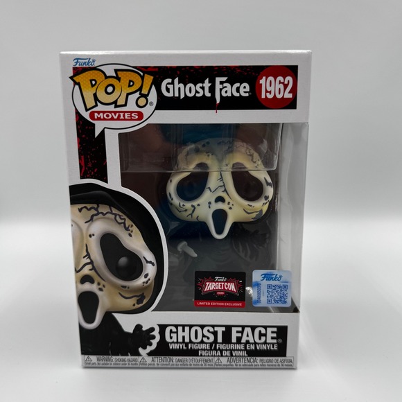 Other - Ghost Face (Aged) Target Con Exclusive Funko Pop + Protective Case - BRAND NEW!!